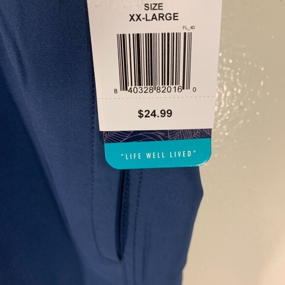 Trinity Coast Mens Swim Trunks XXL Elastic Waist Drawstring 7" Inseam Side Pocke - Picture 2 of 8